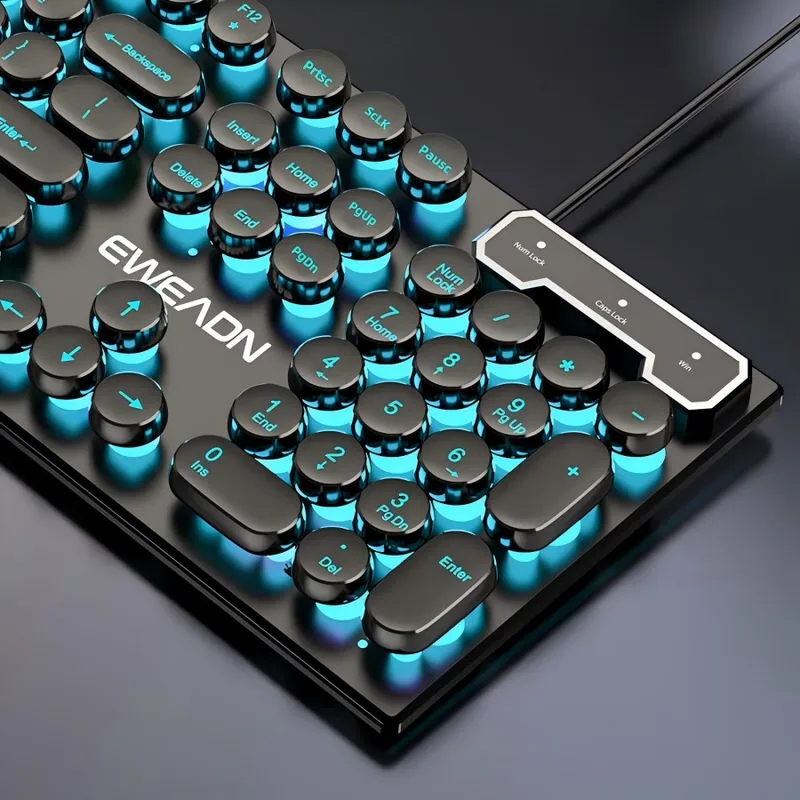 Retro Gaming Keyboard - Ретро-панк набор клавиатуры и мыши с