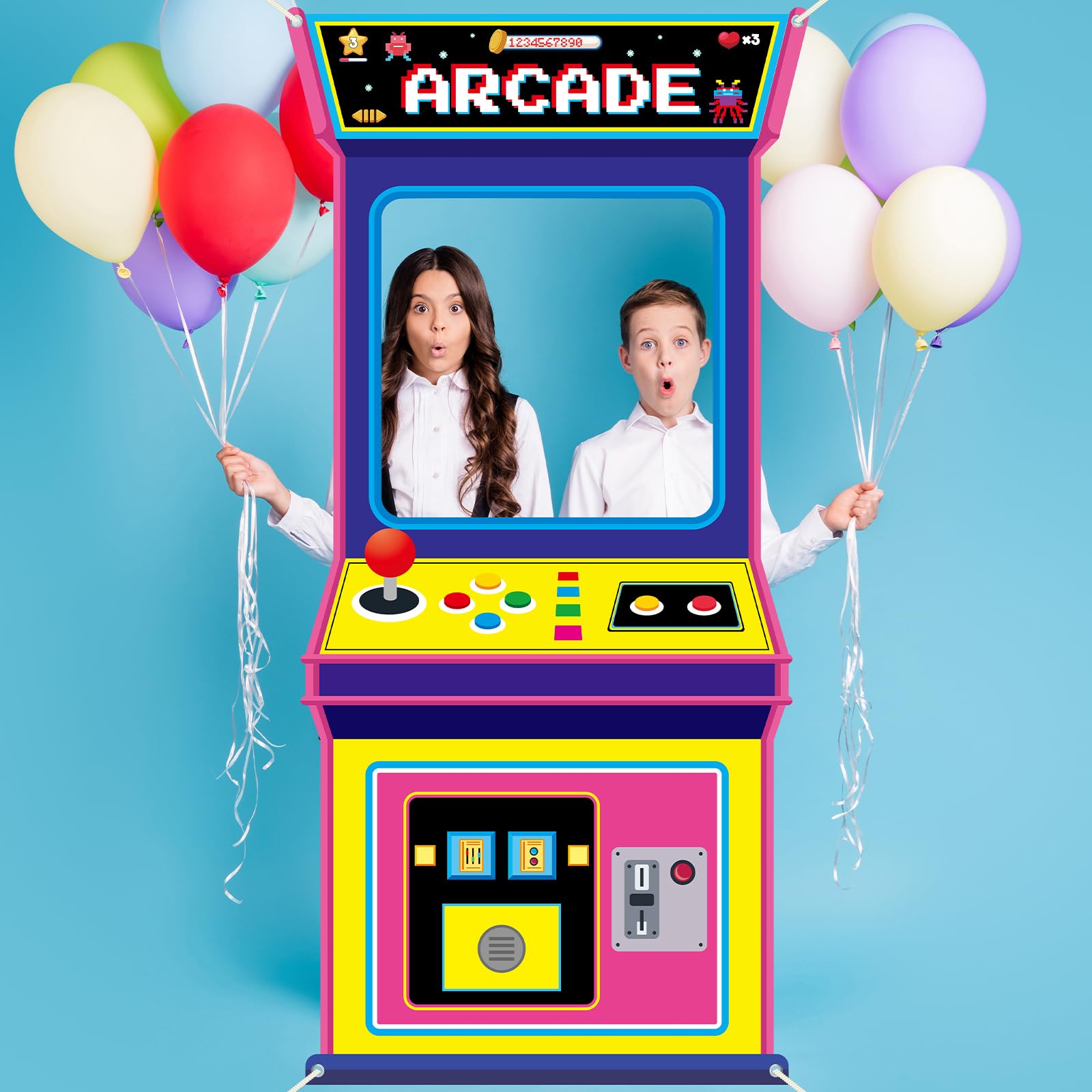 Ретро-фон для фото с видеоигра – обзор и цена Gaming Retro Arcade