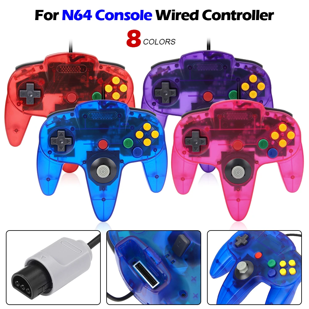 8-цветный проводной геймпад дл – обзор и цена Retro Gaming N64