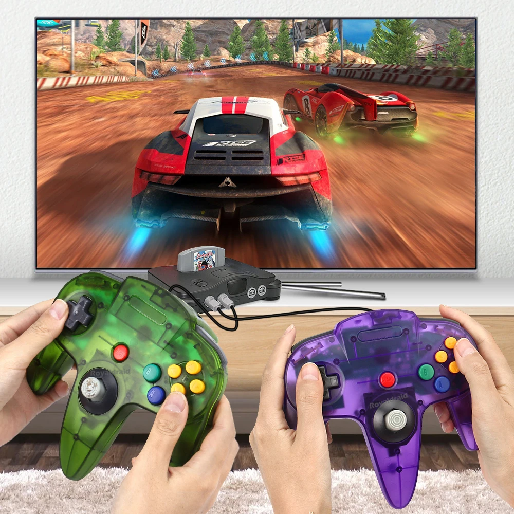 8-цветный проводной геймпад дл – обзор и цена Retro Gaming N64