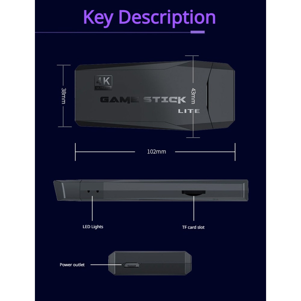 Портативная игровая консоль 4K – обзор и цена Retro Gaming Hub