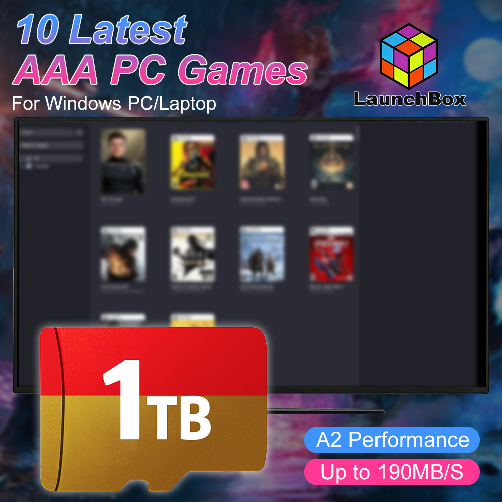 Игровая TF-карта JMachen 1 ТБ  – обзор и цена Retro Gaming For Windows