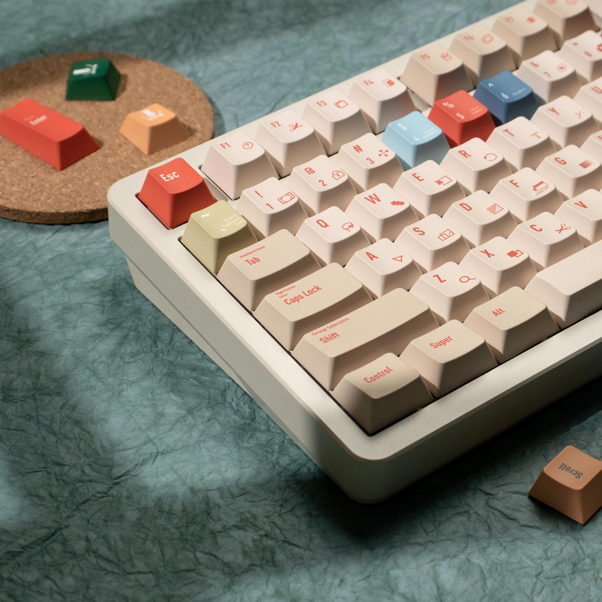 Клавиши Illustrator Keycaps DY – обзор и цена Retro Gaming Keyboard