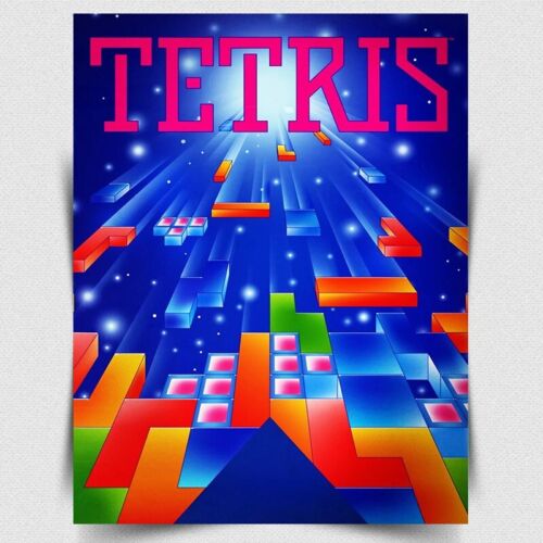 TETRIS METAL SIGN PLAQUE - Рет – обзор и цена Gaming Retro Arcade