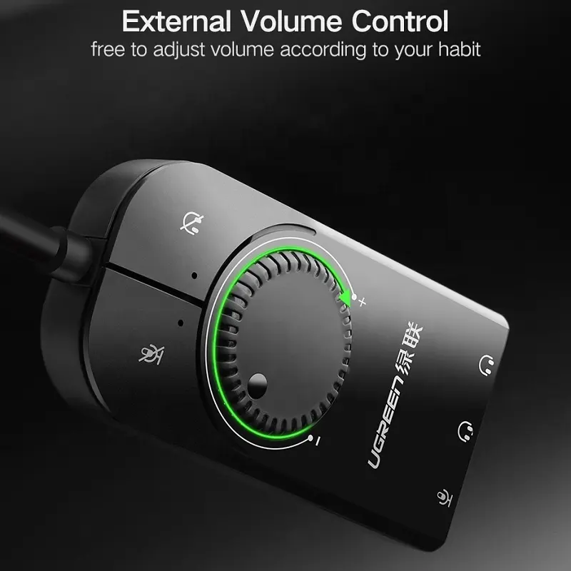 Звуковая карта UGREEN USB Внеш – обзор и цена Controller Adapter Usb