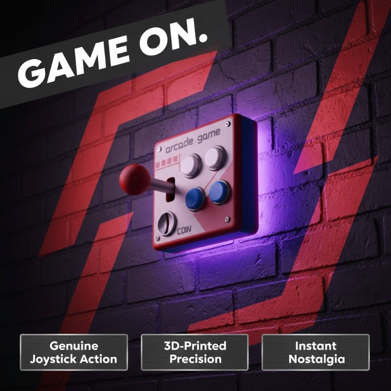 Ретро-кнопка для аркадных игр, – обзор и цена Gaming Retro Arcade